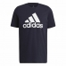 T-shirt à manches courtes homme  Essentials Big Logo  Adidas Legend Ink  Bleu