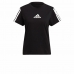 Dames-T-Shirt met Korte Mouwen Adidas TC Zwart