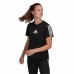 Dames-T-Shirt met Korte Mouwen Adidas TC Zwart