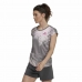 Dames-T-Shirt met Korte Mouwen Adidas Donker grijs