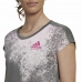 Dames-T-Shirt met Korte Mouwen Adidas Donker grijs