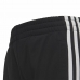 Dětská tepláková souprava Adidas Essentials Shiny 3 Stripes Černý