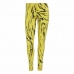 Sportleggings voor Dames Adidas Future Icons Animal-Print Geel