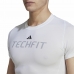 Футболка с коротким рукавом мужская Adidas techfit Graphic  Белый