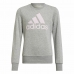 Суитчър без Качулка за Момиче Adidas Essentials Сив