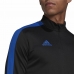 Miesten huputon collegepaita Adidas Tiro Essential Musta