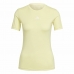 T-shirt à manches courtes femme Adidas Techfit Training Jaune