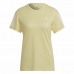 Dames-T-Shirt met Korte Mouwen Adidas Own Cooler Geel