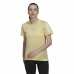 Damen Kurzarm-T-Shirt Adidas Own Cooler Gelb