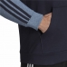 Мъжки суичър с качулка Adidas Mélange French Terry Тъмно синьо