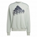 Uniseks Sweater zonder Capuchon Adidas Essentials Brand Love Turkoois