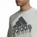 Толстовка без капюшона унисекс Adidas Essentials Brand Love бирюзовый