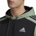 Vīriešu Sporta Krekls ar Kapuci Adidas Essentials Mélange French Terry Melns