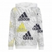 Unisex mikina s kapucňou Adidas Brand Love Biela