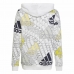 Felpa con Cappuccio Unisex Adidas Brand Love Bianco