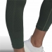 Dámské sportovní punčocháče Adidas Aeroknit Branded 7/8 Tight Zelená