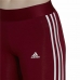 Lange Sporthose Adidas Loungewear Burgunderrot Damen