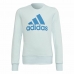 Sweatshirt zonder Capuchon voor Meisjes Adidas Essentials Cyaan