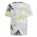 Otroške Majica s Kratkimi Rokavi Adidas Brand Love  Bela