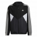 Sportjack voor kinderen Adidas Coupe-Vent Colorblock Zwart