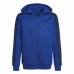 Sportjack voor kinderen Adidas Essentials 3  Blauw