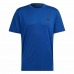 Men’s Short Sleeve T-Shirt  Aeroready Designed To Move Adidas Blue
