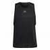 Heren Mouwloos T-shirt Adidas HIIT Spin Training Zwart