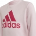 Sweatshirt uden hætte til piger Adidas Essentials Lyserød