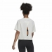 Maglia a Maniche Corte Donna Adidas Aeroready Wrap-Back Bianco