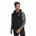 Veste de Sport pour Homme Adidas Mélange French Terry Noir