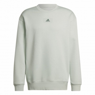 Sudadera Sin Capucha Adidas 3 Stripes Hombre Marino