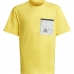 T shirt à manches courtes Enfant Adidas Future Pocket Jaune