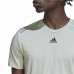 Heren-T-Shirt met Korte Mouwen Adidas Hiit Lichtgroen