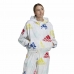 Giacca Sportiva da Donna Adidas Essentials Multi-Colored Logo Bianco