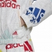 Dámska športová bunda Adidas Essentials Multi-Colored Logo Biela