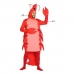 Costume per Adulti Rosso Gamberi animali (2 Pezzi)