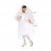 Costume per Adulti Bianco Abito da sposa (2 Pezzi)