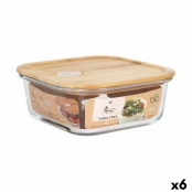 Lunch Box Glass & Bamboo (L)