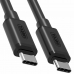 Kabel USB C Unitek Y-C477BK Crna 1 m