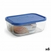 Lunchbox Borgonovo   Blauw Rechthoekig 2,3 L (6 Stuks)