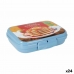 Fiambrera para Sandwich Titiz Plástico 600 ml 16 x 12 x 4 cm (24 Unidades)