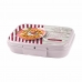 Boîte à Sandwich Titiz Plastique 600 ml 16 x 12 x 4 cm (24 Unités)