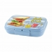 Cutie pentru Sandwich Titiz Plastic 600 ml 16 x 12 x 4 cm (24 Unități)