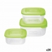 Set Lunchboxen Tontarelli Family Vierkant 3 Onderdelen (20 Stuks)