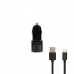 Auto oplader Contact USB-C (1 m) Zwart