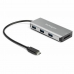 3-Port USB Hub Startech HB31C3ASDMB          Hõbe