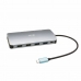 3 lizdų USB šakotuvas i-Tec C31NANODOCKPROPD    