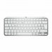 Tastatur Logitech MX Keys Mini Grau Qwerty Spanisch Silberfarben Weiß