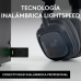 Auriculares com microfone Logitech A30 Preto