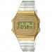 Часовник унисекс Casio VINTAGE COLLECTION - TRANSPARENT BAND - GOLD (Ø 36 mm)